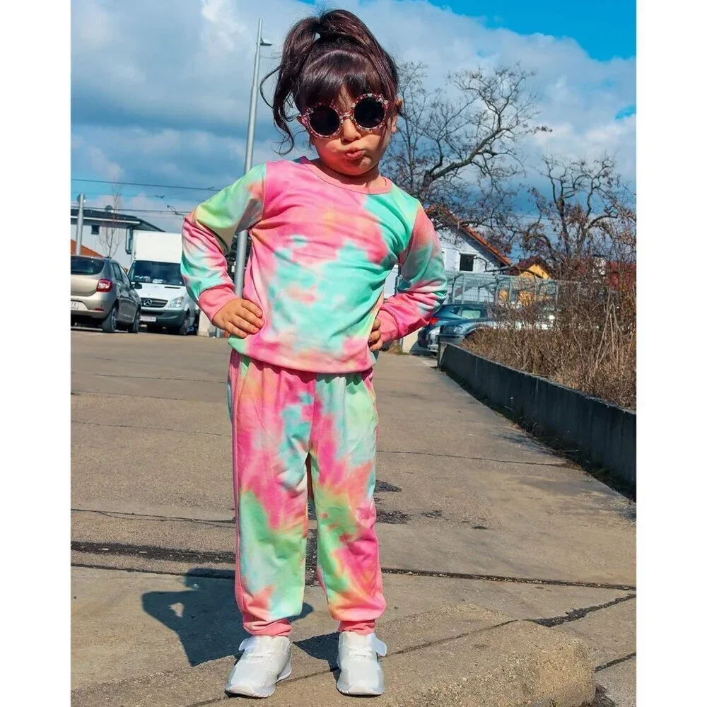 Toddler Girls Clothes Baby Girl Fall Outfits Long Sleeve Sweatshirt Pants Sets W